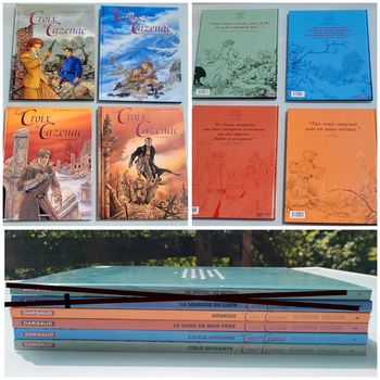 4 BD La Croix de Cazenac,  tomes 1 à 4