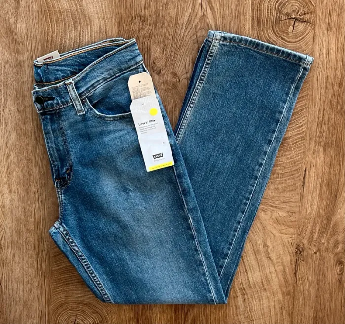 Jean/pantalon bleu Levi's 511 pour homme, taille : W 28 L 32 (38 taille française) - photo numéro 4