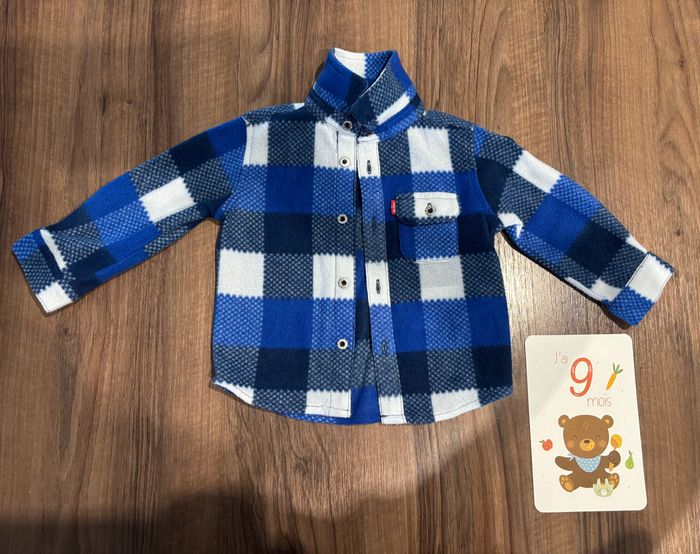 Chemise polaire pour bébé taille 9 mois