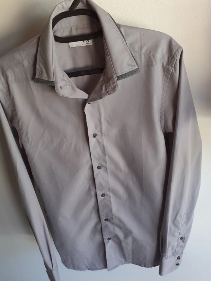 Belle chemise homme grise La Halle