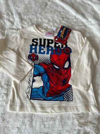 Tee shirt manche longue spiderman