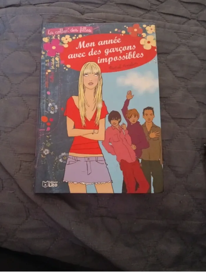 Livre mon année avec des garçons impossible la collec des filles