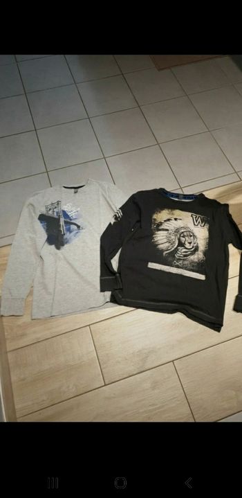 2 t-shirts garçon zara 13/14 ans