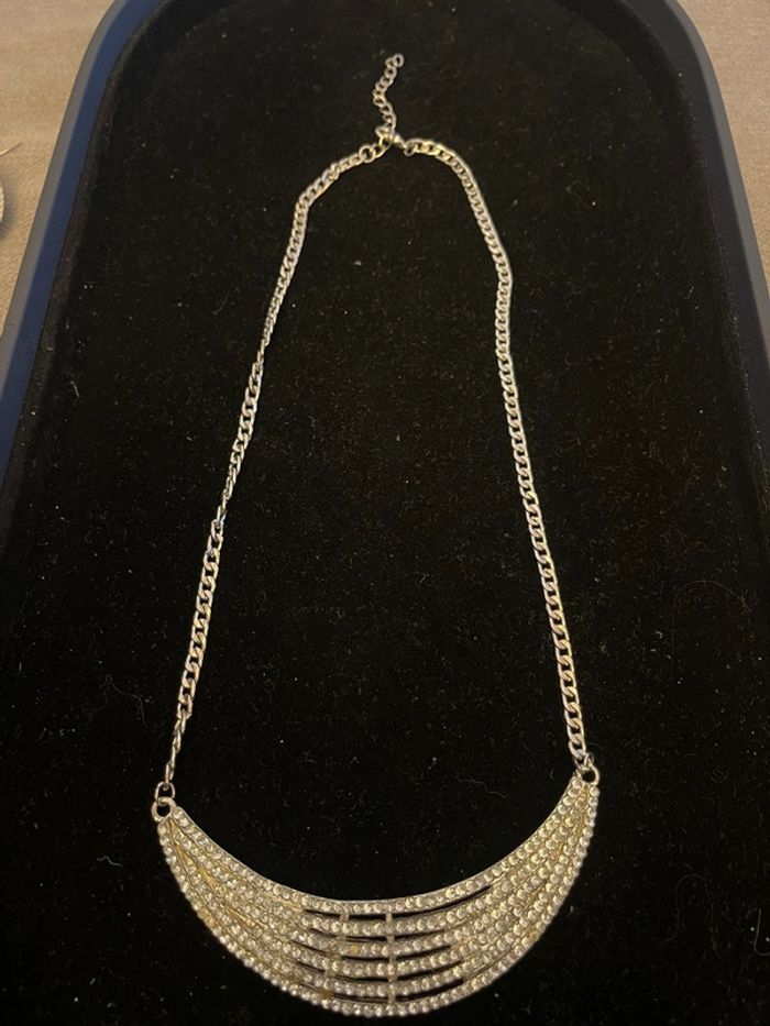 collier argenté
