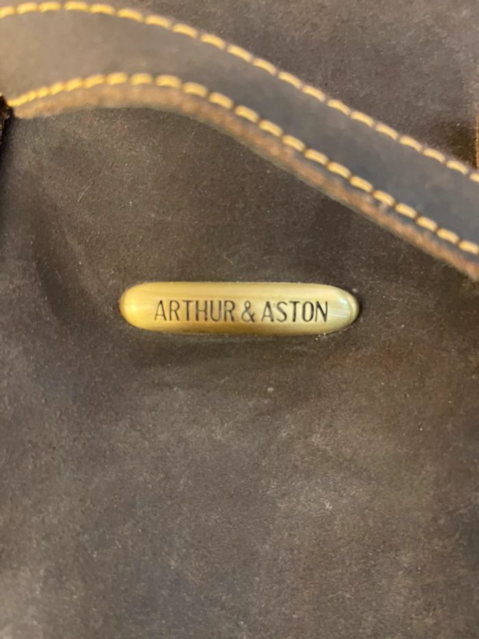sac à main en cuir marron - photo numéro 8
