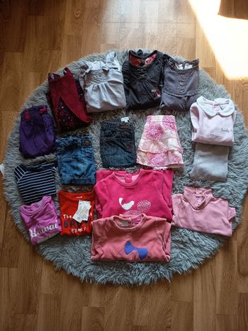 Lot 15 vetement 9 mois fille printemps été 