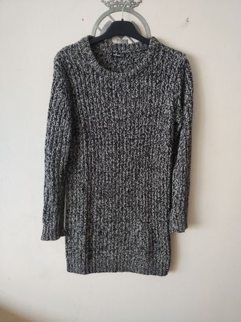 Robe pull grise 34 femme