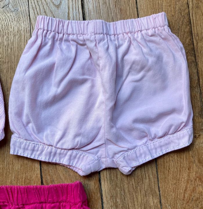 Lot 3 bloomers / shorts roses 12 mois Orchestra - photo numéro 2