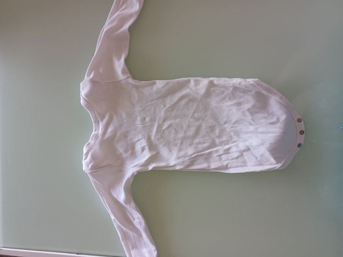 Lot de 3 bodies petit bateau, manches longues, 12 mois - photo numéro 7