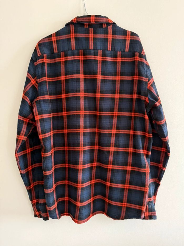 Chemise / Surchemise H & M coton flanelle taille L couleur marine & rouge - photo numéro 4