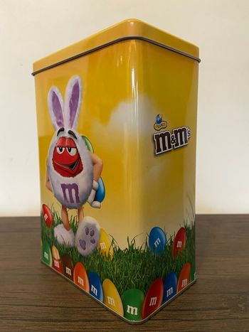 Boîte de rangement M&M’s en métal 