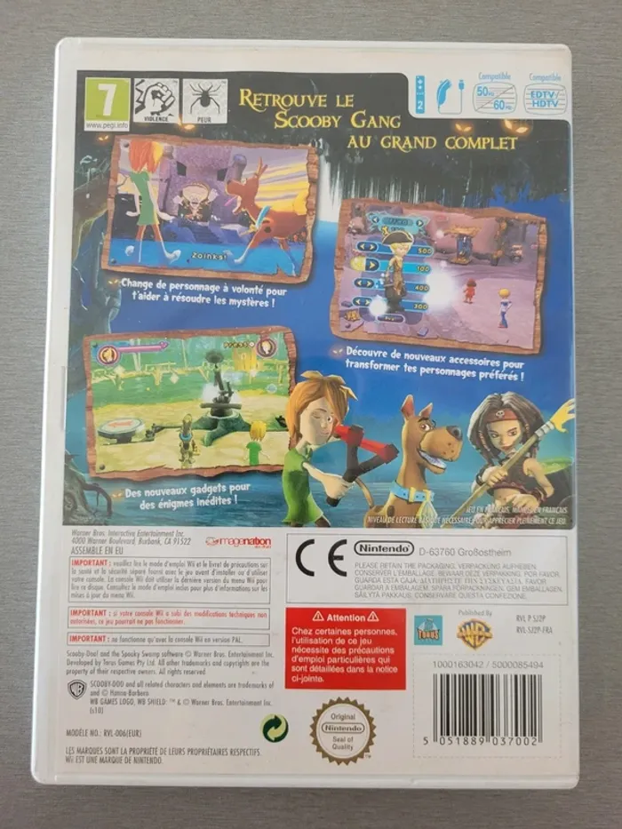 Jeux vidéo wii scooby doo panique dans la marmite - photo numéro 2