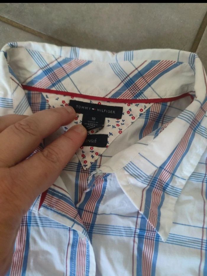 Robe chemise Tommy Hilfiger 10ans - photo numéro 3