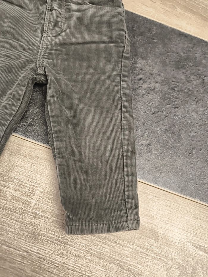 Pantalon velour polaire garçon 12 mois Orchestra - photo numéro 2