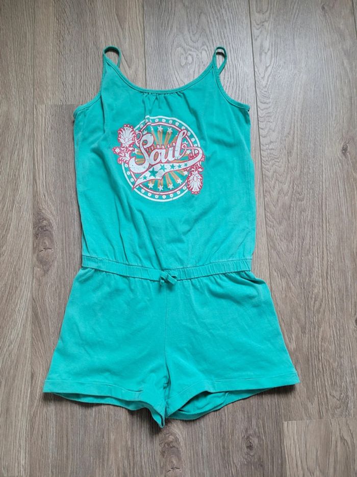 Combishort bleu turquoise