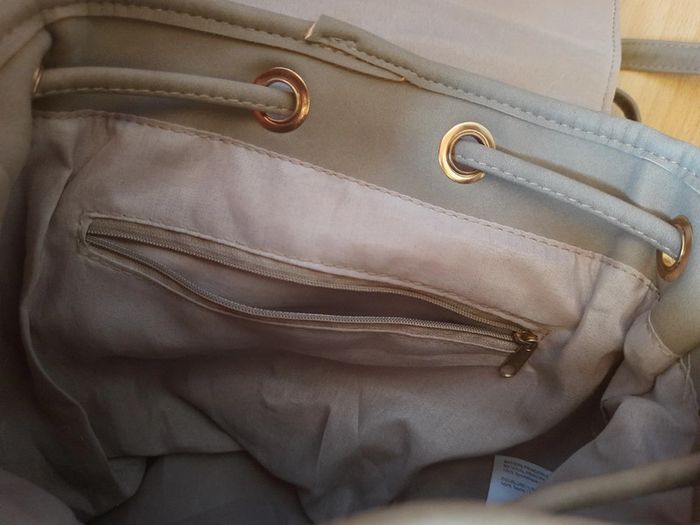 Sac à dos beige/marron - photo numéro 6