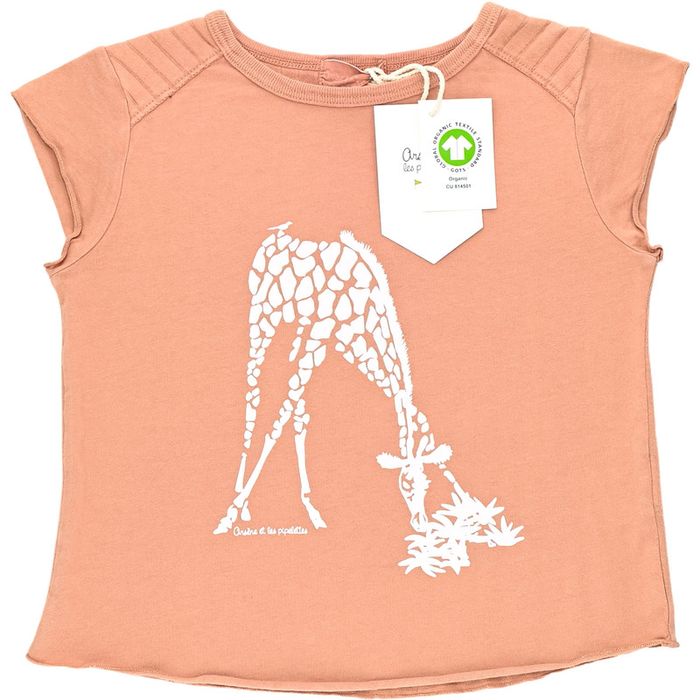 T-Shirt à manches courtes 4 ans en coton bio Arsène et les pipelettes