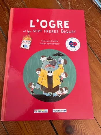 Livre rue des écoles « l’ogre et les sept Biquet »
