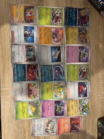 Lot de 20 cartes reverses/ holos anglaise 