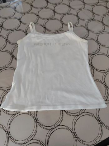 Débardeur blanc très bon état