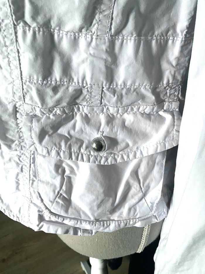 Veste blanche en coton Camaïeu - photo numéro 3