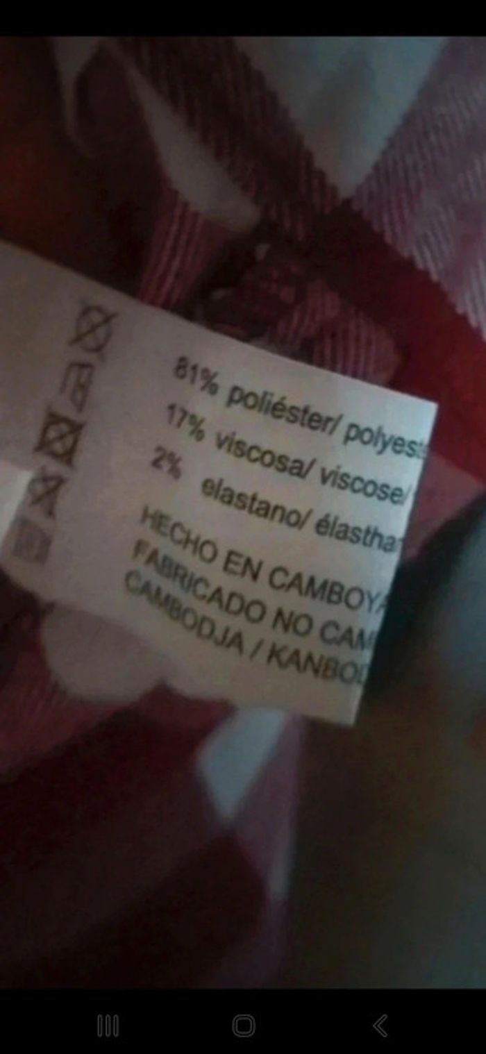 Pantalon lefties taille S à carreaux 👻 - photo numéro 5