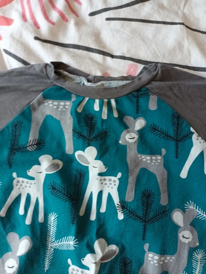 Sweat léger motif biches 8-9 ans - photo numéro 5