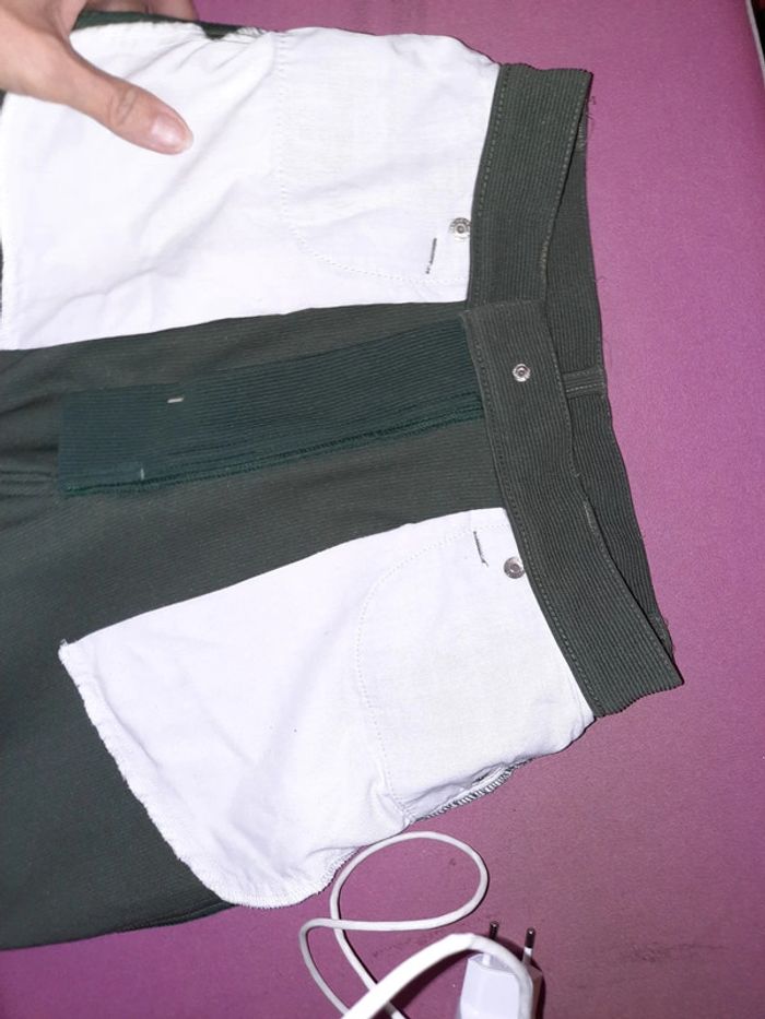 Pantalon femme T. 36 fine côtes - photo numéro 12