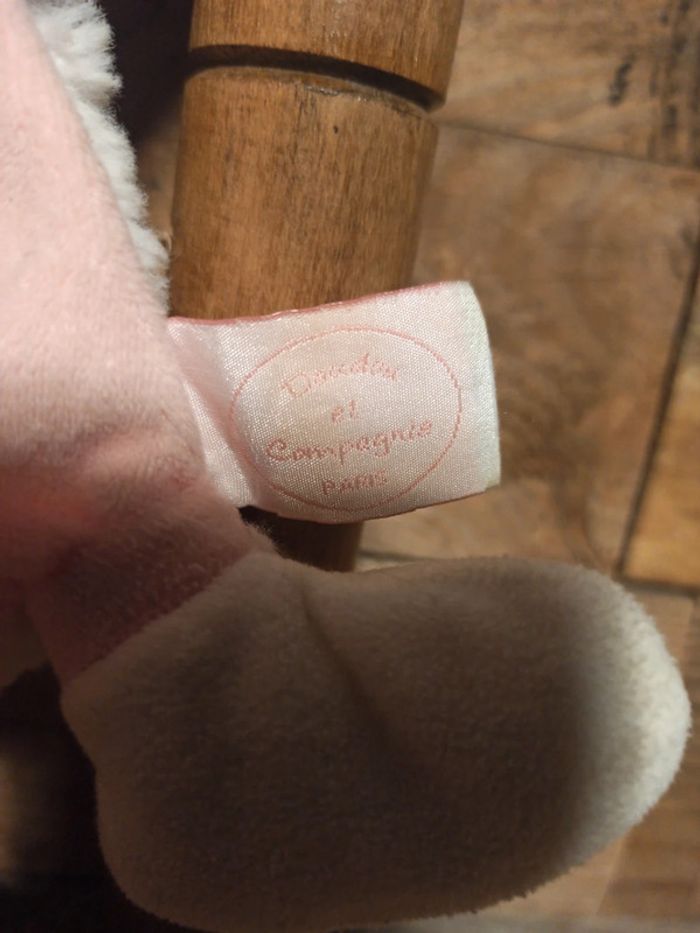 Doudou lapin pompon doudou et compagnie tbe - photo numéro 4