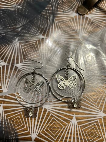 Boucles d’oreilles papillons