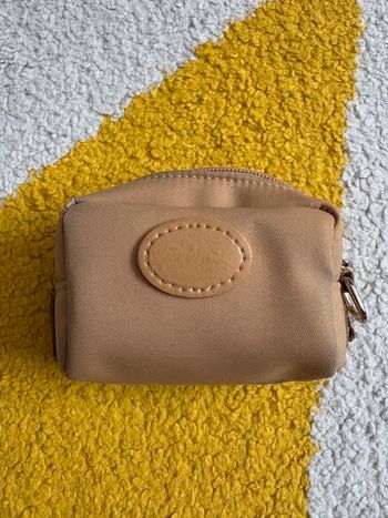 Porte-monnaie longchamp | Beige | 8 cm X 6,5 cm