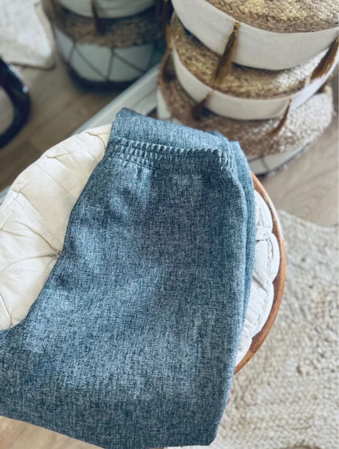 Pantalon ample léger taille 40 large ceinture élastique - photo numéro 4
