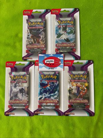Artset Boosters Blisters Pokémon EVO2 Évolutions à Paldéa Neuf et scellé