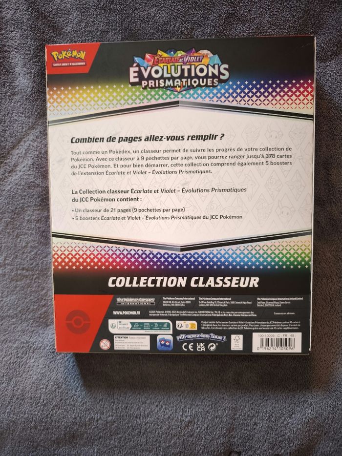 Coffret classeur Pokemon EV 8.5 neuf scellé - photo numéro 2