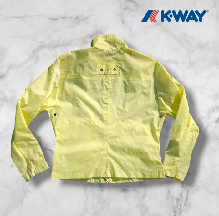 K-Way vintage jaune enfants taille L - photo numéro 2
