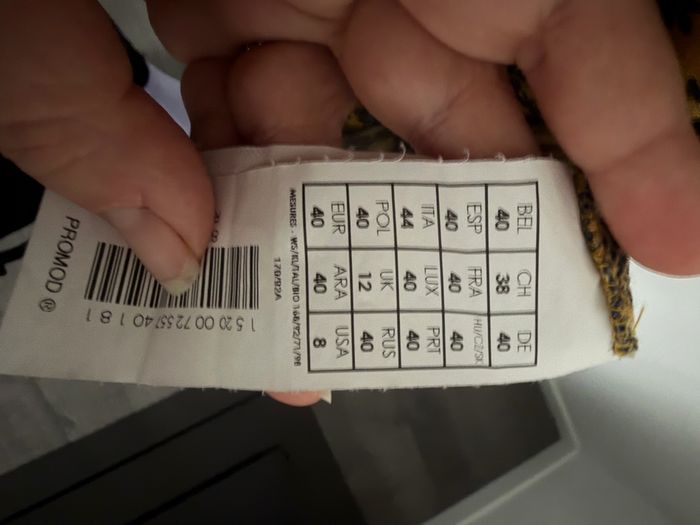 Robe jaune à motifs Promod taille 40 ou L - photo numéro 6