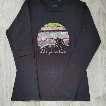 10 € Tee-shirt manches longues Ikks 12 ans