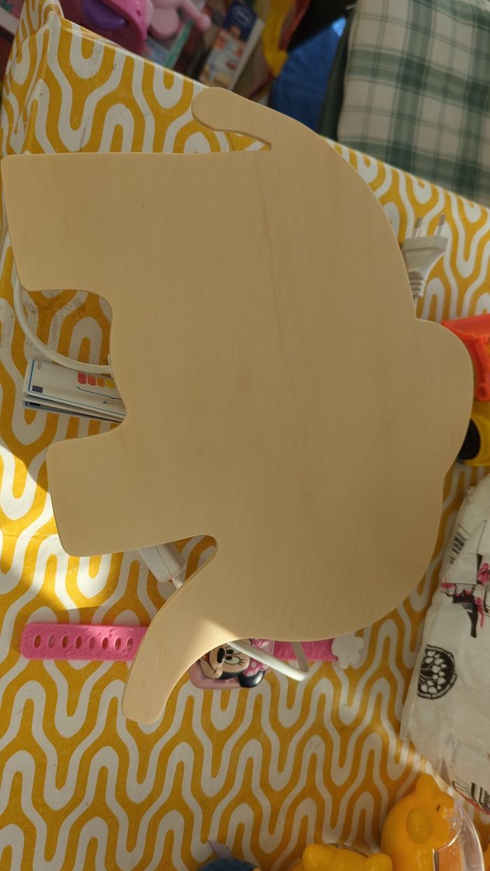 Applique bois elephant - photo numéro 2