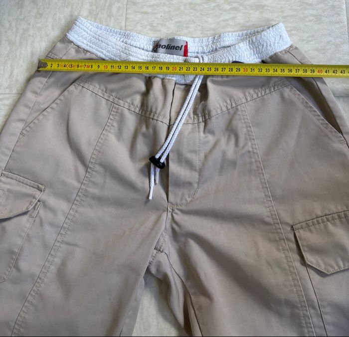 Pantalon cargo vintage pas chère beige Molinel workwear - S - photo numéro 10