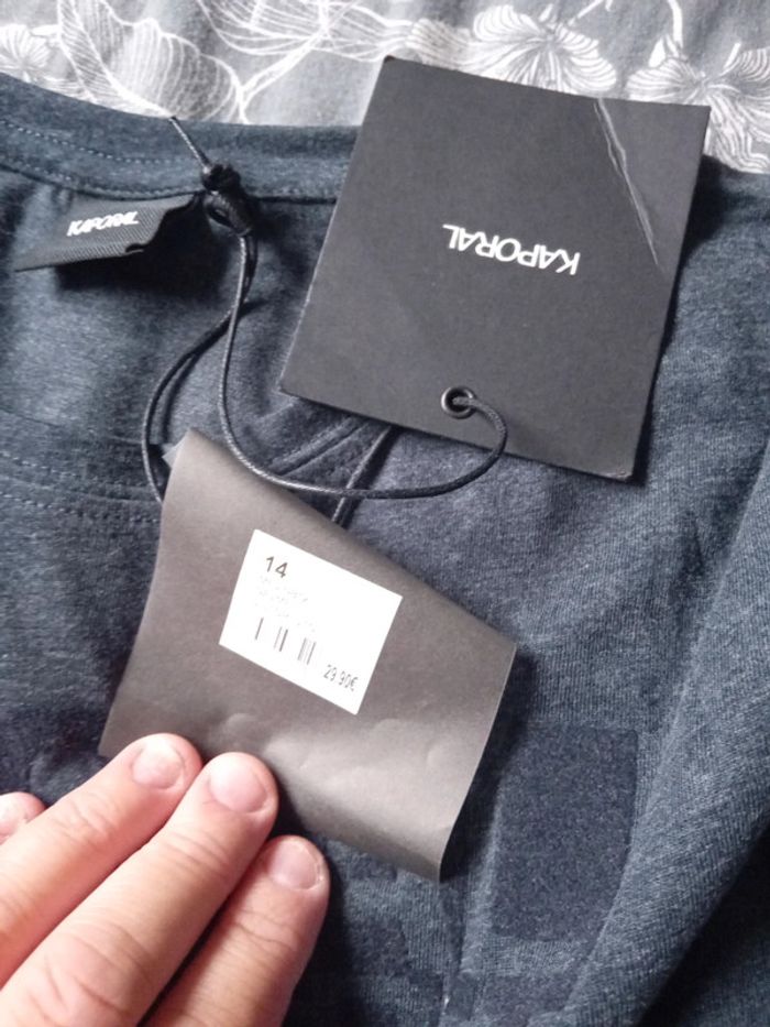 Tee-shirt longue manche 14 ans Kaporal - photo numéro 3