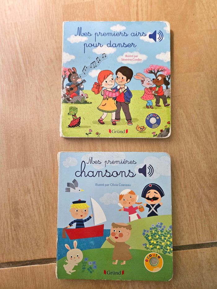 Lot de 2 livres sonores