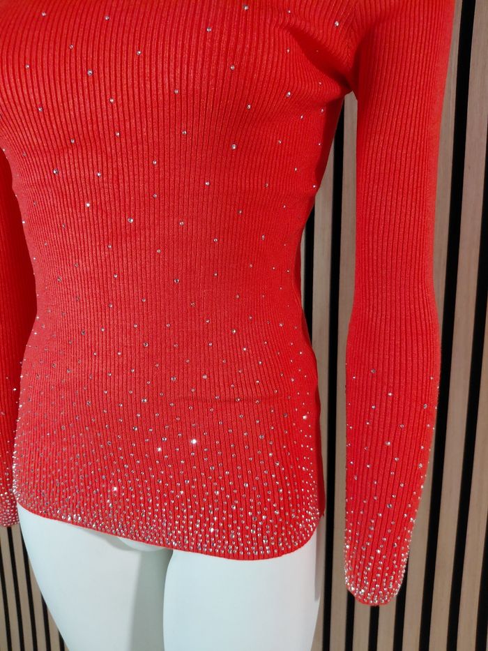 Superbe pull à col roulé corail J&H 😍 - photo numéro 8