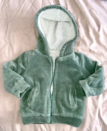 Veste épaisse verte tape à l’œil 18 mois