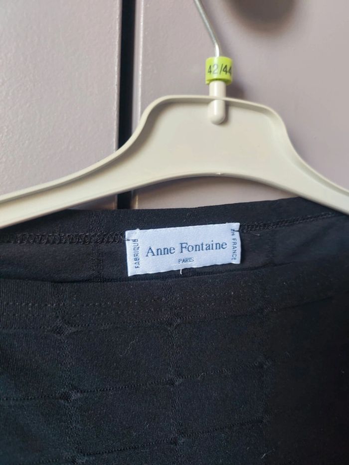 Top manches longues noires Anne Fontaine made in France 38 - photo numéro 2