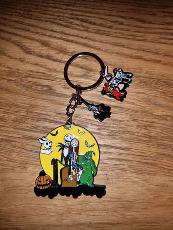 Porte clef l étrange Noël de Mr jack jaune