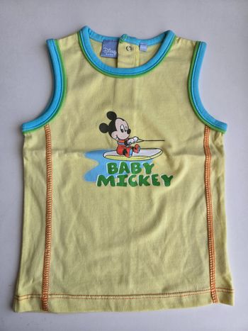 Débardeur DISNEY BABY 12 mois NEUF