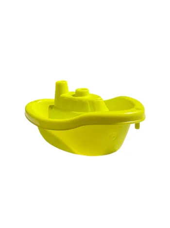 Petit bateau de bain vert pomme - 11.5 cm Neuf