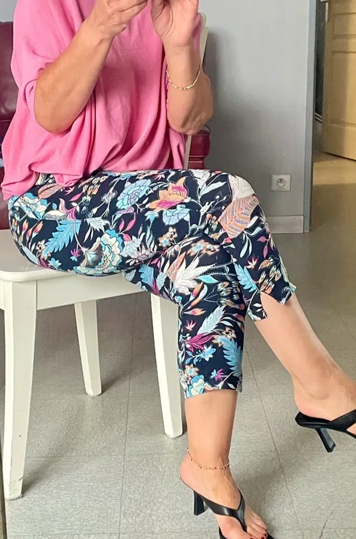 Pantalon à motif floral . - photo numéro 6