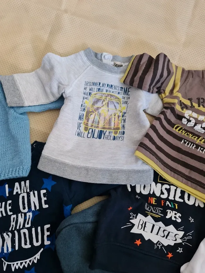 Lot de 9 pulls 3 mois - photo numéro 5