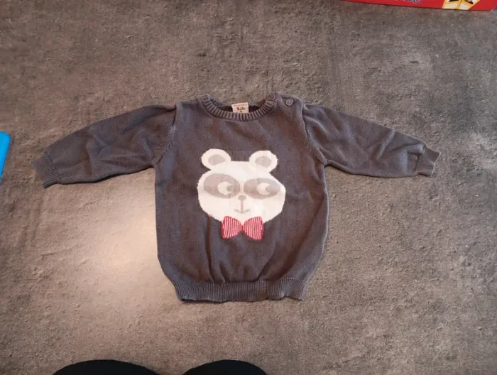 Pull panda 3 mois